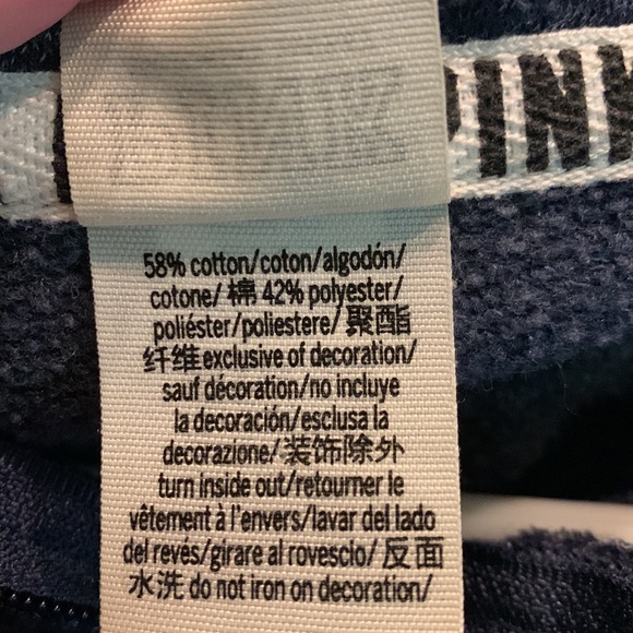 NWOT Vintage Victoria’s Secret pink zip down sweatshirt - Picture 7 of 8